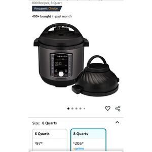 Instant Pot Pro Crisp 11-in-1 8qt Air Fryer and Electric Pressure Cooker